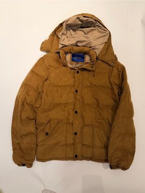 Polo Ralph Lauren Camel Brown Puffer Jacket Hooded XXL